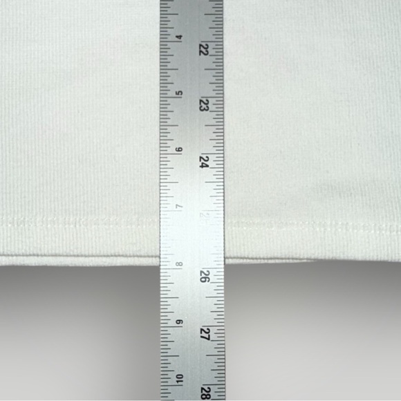 NWT TALBOTS RIBBED SCOOP NECK TEE Plus 2X White - Picture 14 of 14